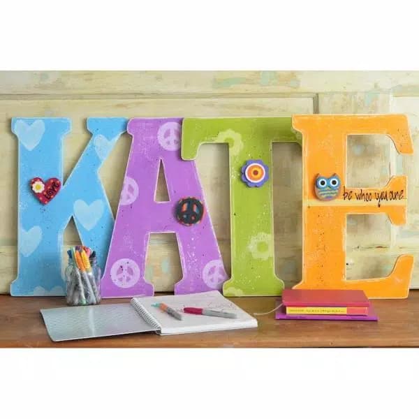 Jeff McWilliams Designs 15 in. Oversized Unfinished Wood Letter (E) - Industrial Style Wall Decor