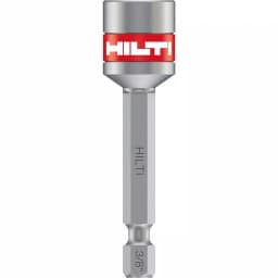 Hilti 3/8 in. x 2 in. Magnetic Nut Setter with 1/4 in. Hex Shank thumbnail 2