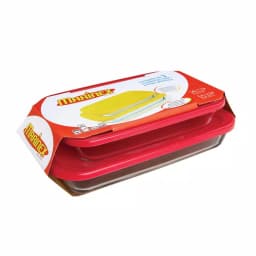 Marinex Classica 4-Piece Borosilicate Glass Rectangular Roaster Set with Colored Lids thumbnail 1