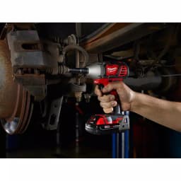 Milwaukee M18 3/8 in. Compact Cordless Impact Wrench Kit with (2) 1.5 Ah Batteries, Charger, and Hard Case thumbnail 4