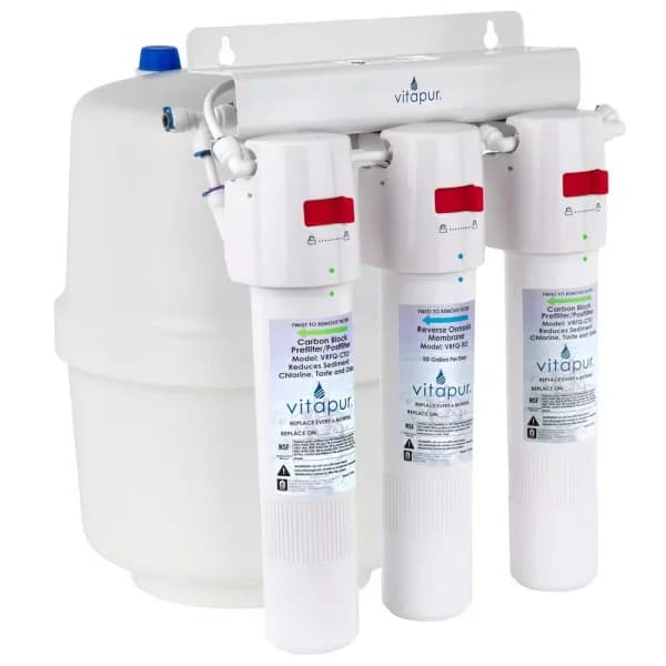Vitapur 3-Stage 20.3 GPD Quick Connect Reverse Osmosis Water Filtration System