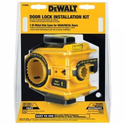 DEWALT Door Lock Installation Kit for Wood and Metal Doors thumbnail 1
