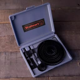 Stalwart 16-Piece Hole Saw Kit with Storage Case, Carbon Steel thumbnail 5