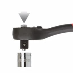 TEKTON 3/8 in. Drive 7 in. Composite Ratchet, 72-Tooth Oval Head thumbnail 7