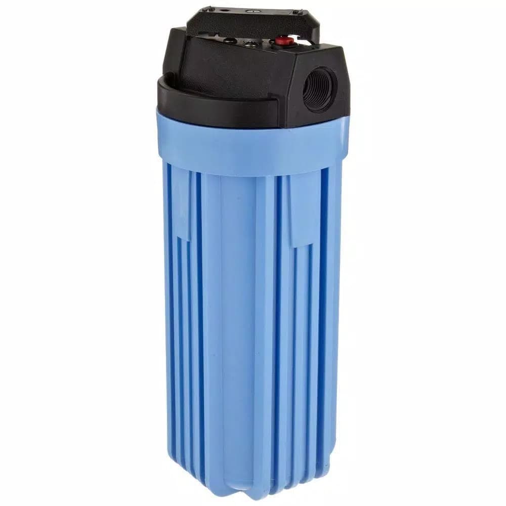 Pentek 150164 3/4 in. #10 Blue Valve-In-Head Whole House Filter Housing