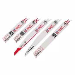 Milwaukee 5-Piece Demolition Bi-Metal Reciprocating Saw Blade Set thumbnail 4