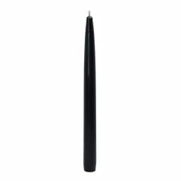 Zest Candle 10 in. Black Taper Candles, 12-Set thumbnail 2