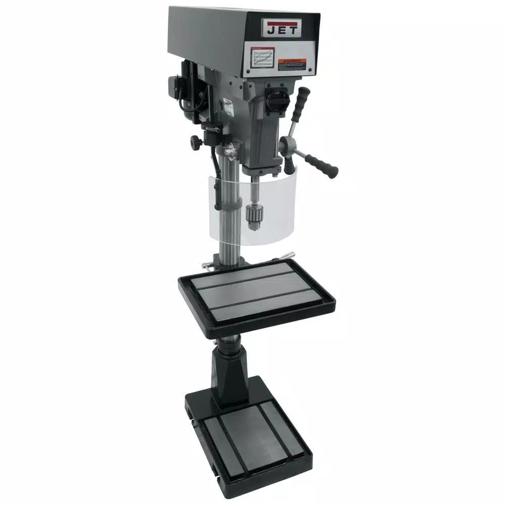 JET 1 HP 15 in. Floor Standing Drill Press, 6-Speed, 115/230V, J-A3816