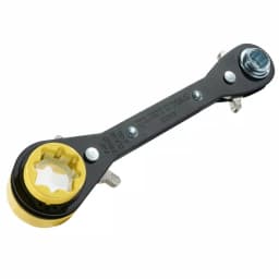 Klein Tools 6-in-1 Ratcheting Lineman's Wrench, SAE Combination Wrench thumbnail 9