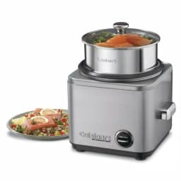 Cuisinart CRC-800 8-Cup Stainless Steel Rice Cooker with Steaming Tray thumbnail 2