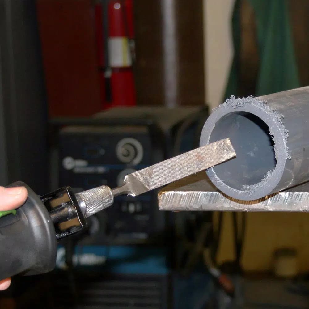 ReciproTool Metal File Half-Round Reciprocating Saw Accessory for Filing and Deburring