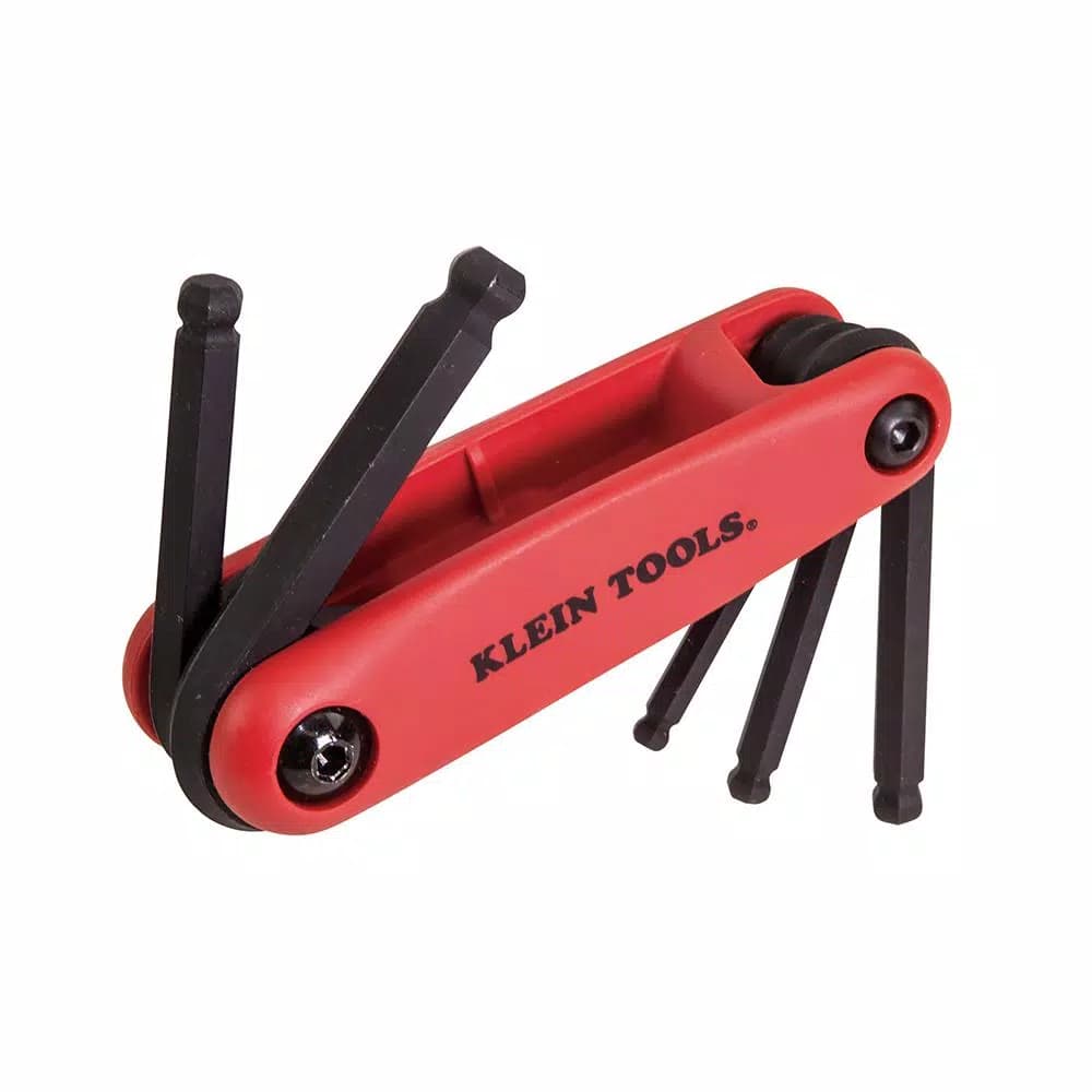 Klein Tools 70572 Grip-It Metric Hex Key Set, 5-Piece