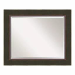 Amanti Art Milano 34.5 in. W x 28.5 in. H Framed Rectangular Bathroom Vanity Mirror, Dark Bronze thumbnail 4