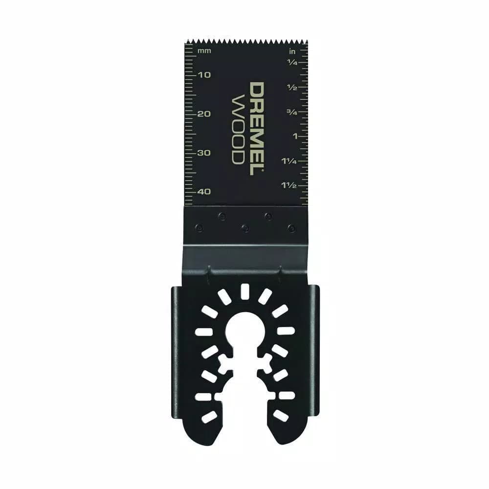 Dremel Multi-Max 1-5/8 in. Wood Flush Cut Oscillating Tool Blade, U2 Interface