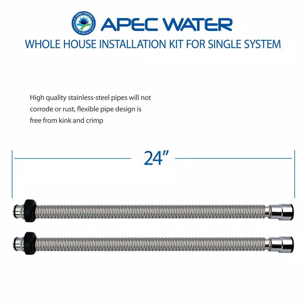 APEC Water Systems APEC Whole House System Single Tank Installation Kit with Quick Connect Fittings