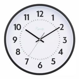 Equity by La Crosse 14 in. Commercial Black Analog Wall Clock with Quartz Movement thumbnail 1
