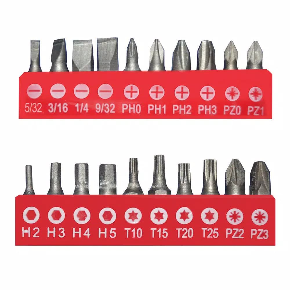Best Value 30-Piece Screwdriver and Bit Set with Chrome Vanadium Steel Magnetic Tips