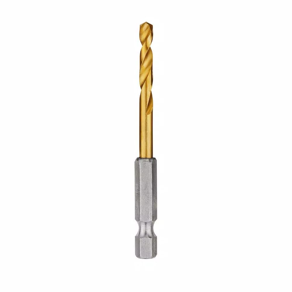 Milwaukee SHOCKWAVE 11/64 in. Titanium Twist Drill Bit with Red Helix