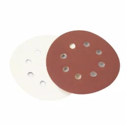 POWERTEC 5 in. 40-Grit Aluminum Oxide Hook and Loop 8-Hole Sanding Discs, 25-Pack thumbnail 1