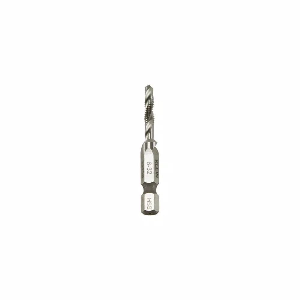 Klein Tools 1/4 in. High Speed Steel 8-32 Drill Tap Bit with 1/4 in. Hex Shank