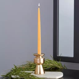 ROOT CANDLES A.I. Root 12 in. Mandarin Orange Dipped Taper Candles, Beeswax Enriched, Box of 12 thumbnail 1