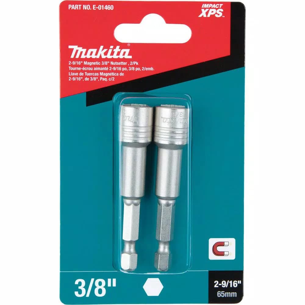 Makita IMPACT XPS 3/8 in. Magnetic Nutsetter, 3/8 in. Hex Shank (2-Pack)
