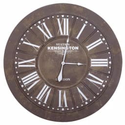 Yosemite Home Decor 39.5 in. Circular Iron Wall Clock - Oversized Industrial Rustic Roman Numeral Analog Clock thumbnail 1