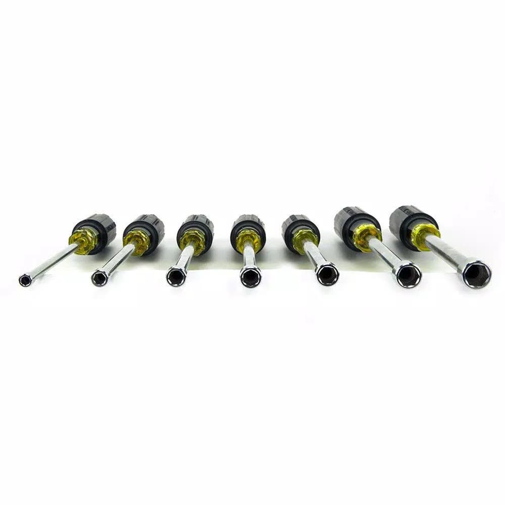 Klein Tools 7-Piece Hollow Shaft Nut Driver Set with Cushion-Grip Handles