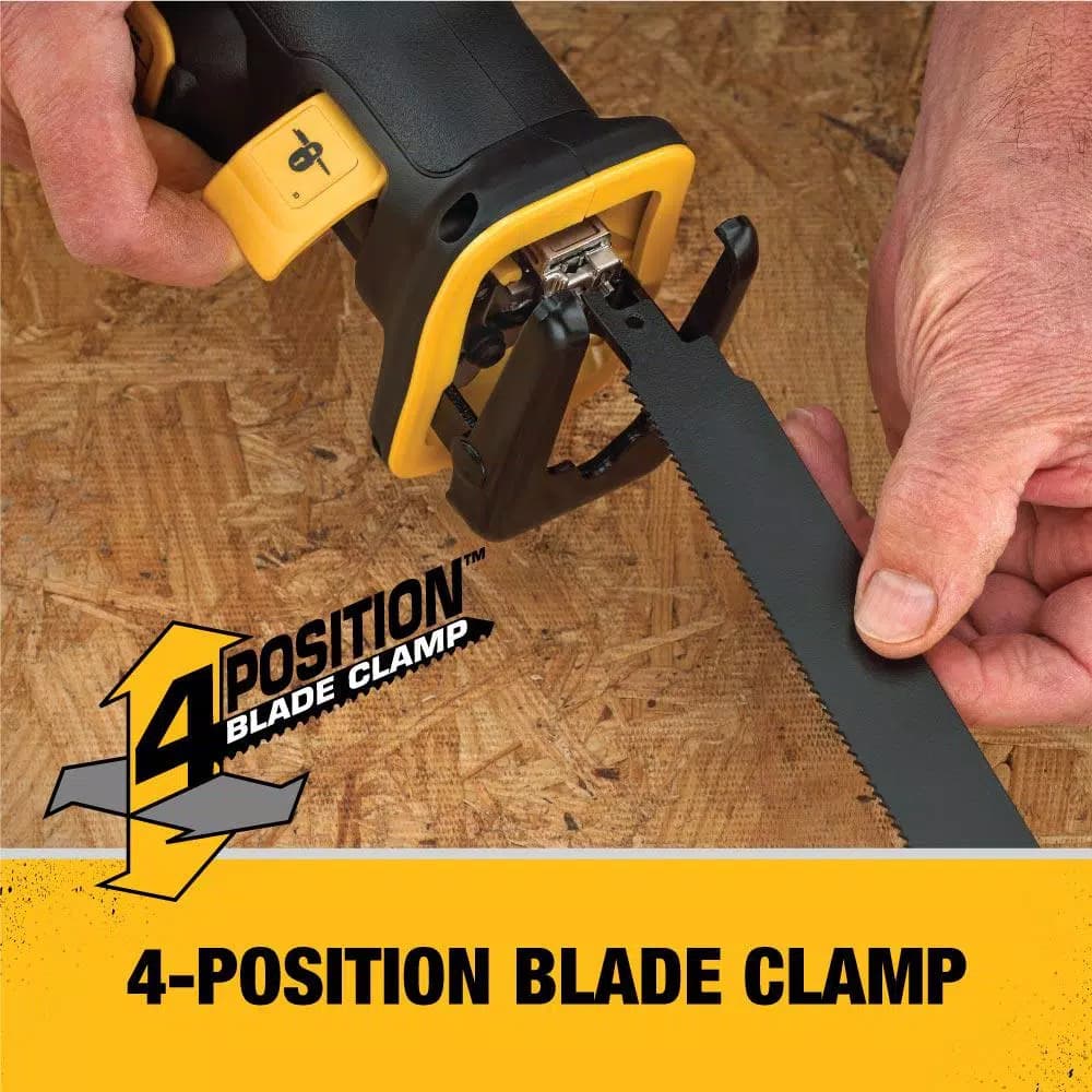 DEWALT 20V MAX XR Cordless Brushless Compact Reciprocating Saw (Tool-Only)