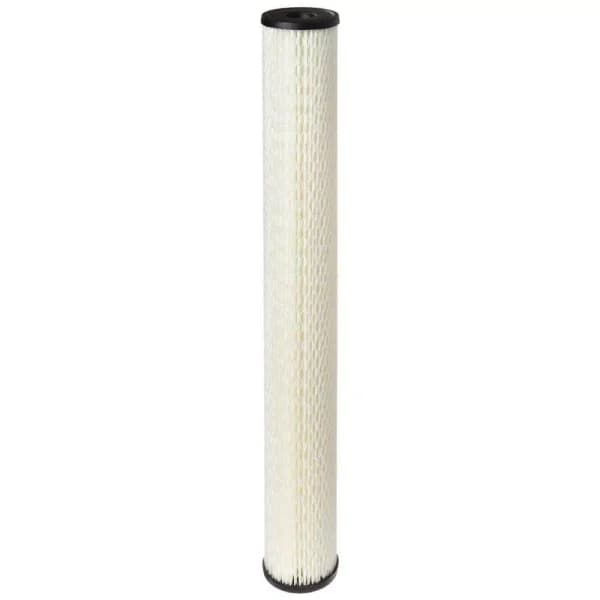 Pentek S1-20 20 in. x 2-5/8 in. Sediment Water Filter Cartridge, 20 Micron Pleated Cellulose