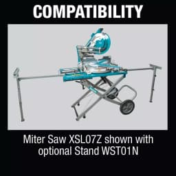 Makita 12 in. Brushless Cordless Dual-Bevel Sliding Compound Miter Saw with Laser (XSL07Z) - Tool Only thumbnail 9
