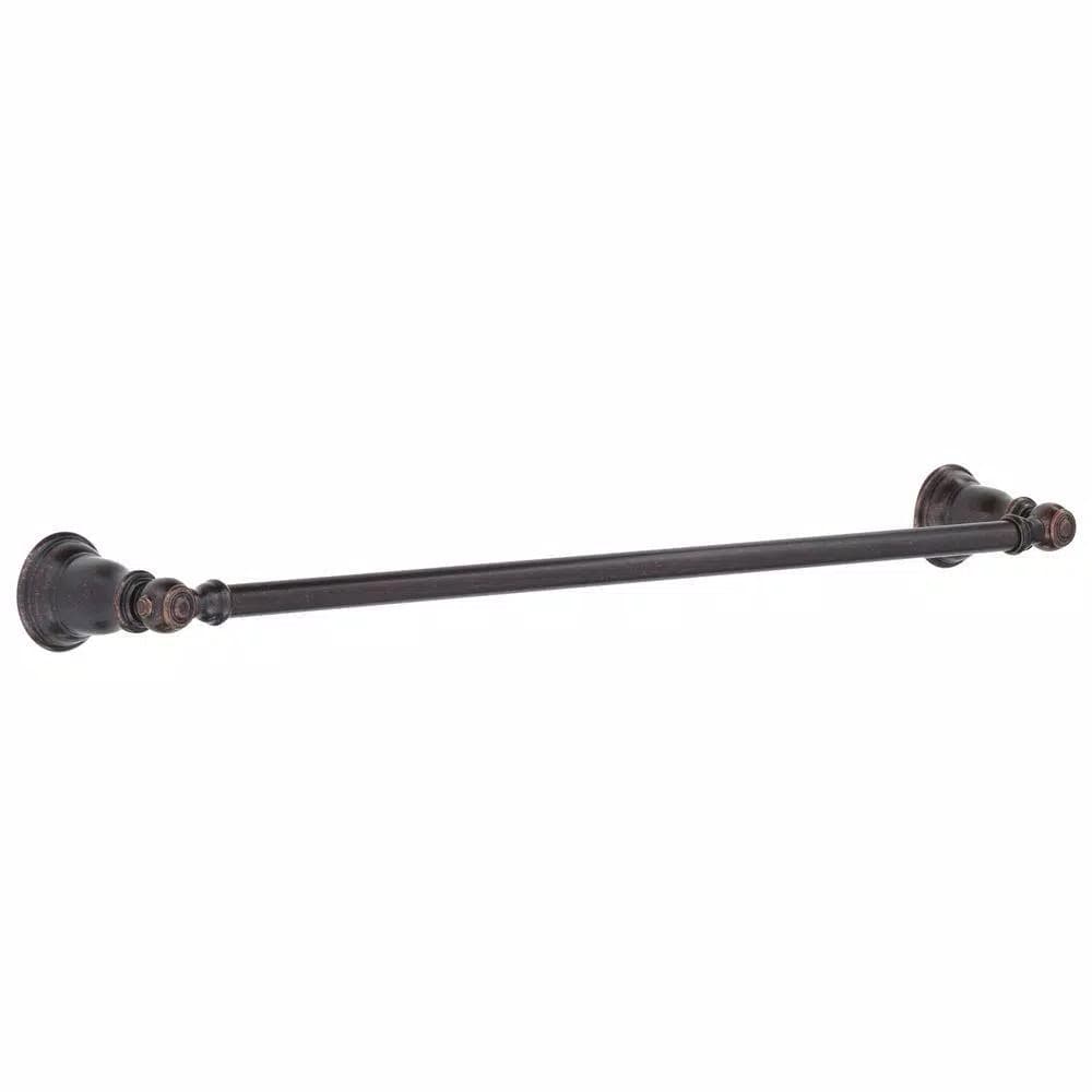 MOEN Kingsley 24 in. Single Towel Bar, Oil Rubbed Bronze