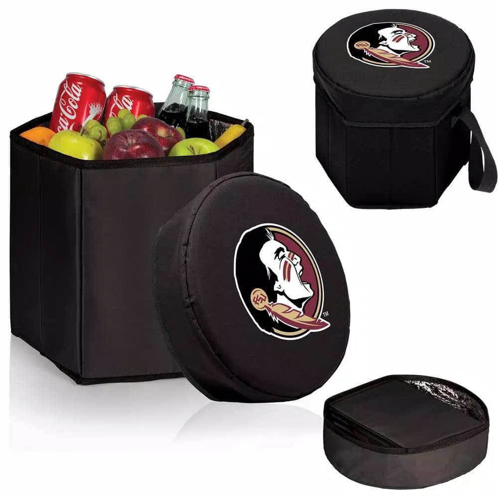 Picnic Time Florida State Seminoles 12 Qt. Bongo Collapsible Soft-Side Cooler - Black