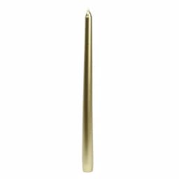 Zest Candle 12-Pack Metallic Gold Taper Candles, 12 in. Height thumbnail 2