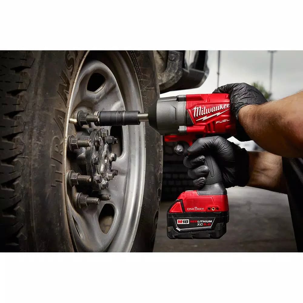 Milwaukee M18 FUEL 1/2 in. Impact Wrench with Extended Anvil, ONE-KEY, Brushless Cordless (Tool-Only)