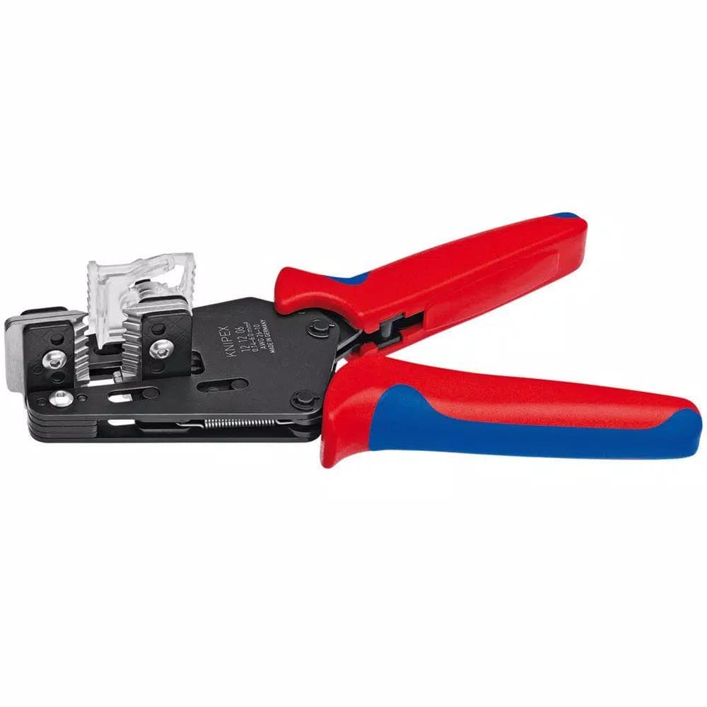 KNIPEX 7-3/4 in. Precision Automatic Wire Stripper with Adjustable Length Stop