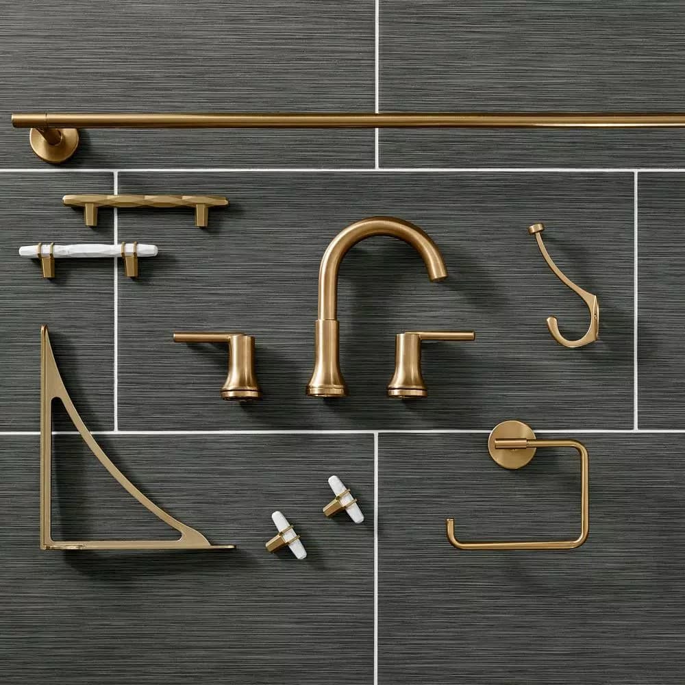 Delta Trinsic 30 in. Single Towel Bar, Champagne Bronze