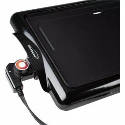 Brentwood Appliances 1400W Nonstick Electric Griddle with Warming Drawer, 200 sq. in., Black thumbnail 6