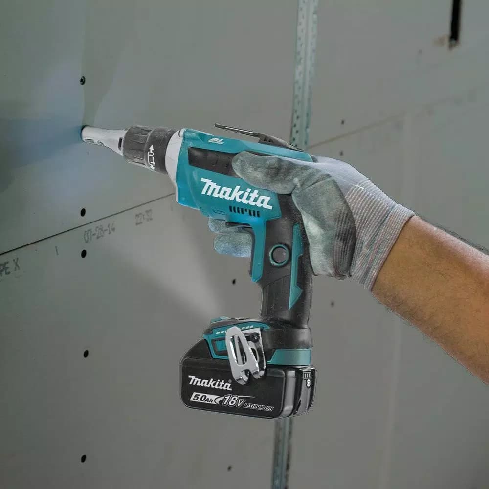 Makita 18V LXT Brushless Cordless Drywall Screwdriver Kit with 5.0Ah Battery & Charger