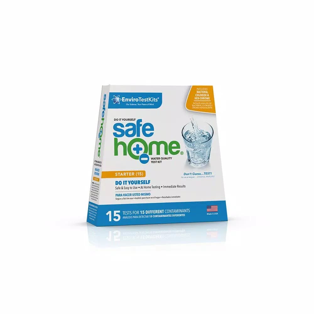 Safe Home Starter 15 Drinking Water Test Kit - 15 Contaminant Water Quality Screening