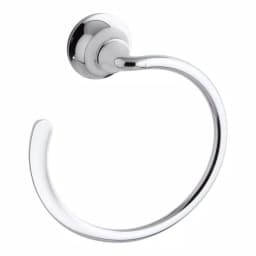 KOHLER Forte Sculpted 3-Piece Polished Chrome Bathroom Hardware Set thumbnail 5