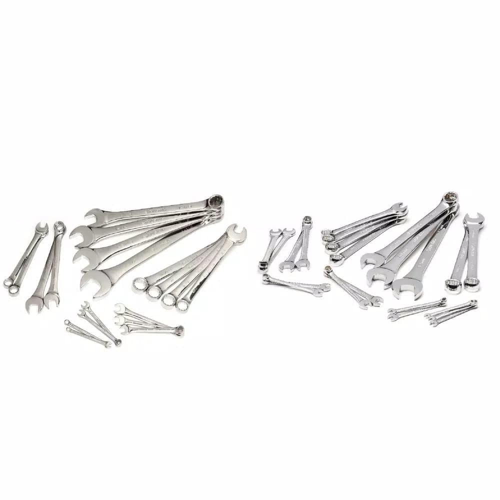Husky 41-Piece SAE/Metric Combination Wrench Set, Ratcheting Design
