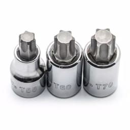 Husky 1/2 in. Drive Hex and Torx Bit Socket Set, 9-Piece thumbnail 4