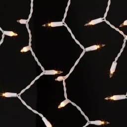 GE String-A-Long 300-Light Clear Icicle Light Set, Indoor/Outdoor thumbnail 4