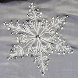 National Tree Company 42 in. Snowflake Design Christmas Tree Skirt with Embroidered Motifs thumbnail 3