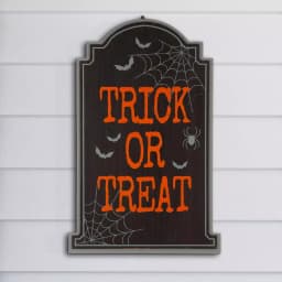 Glitzhome 29 in. Halloween Wooden Tombstone Yard Stake, Hanging, or Standing Decor thumbnail 4