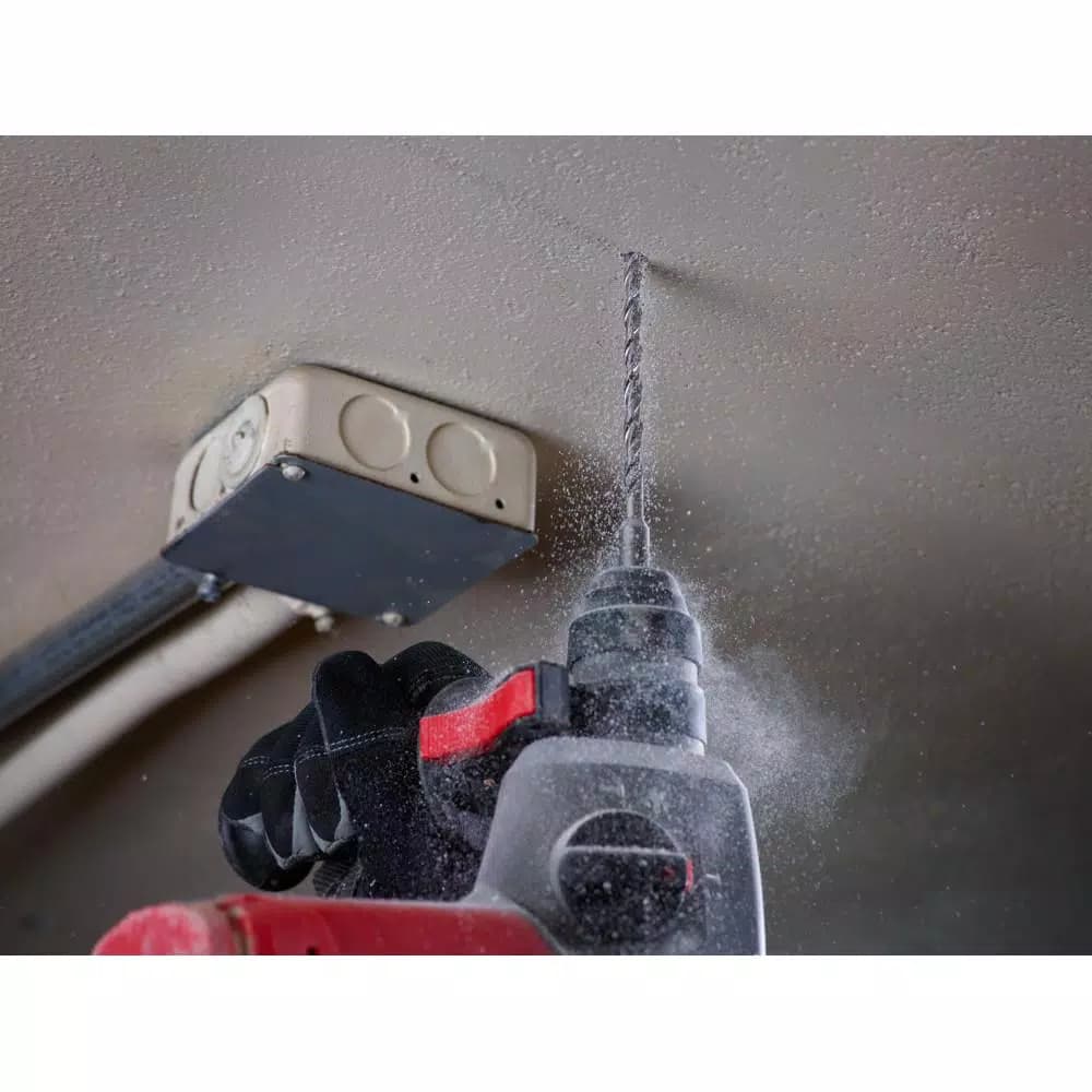 Milwaukee M/2 2-Cutter SDS-Plus Carbide Hammer Drill Bit, 3/16 in. x 7 in.