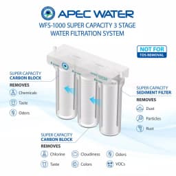 APEC Water Systems WFS-1000 3-Stage Under Counter Water Filtration System thumbnail 6