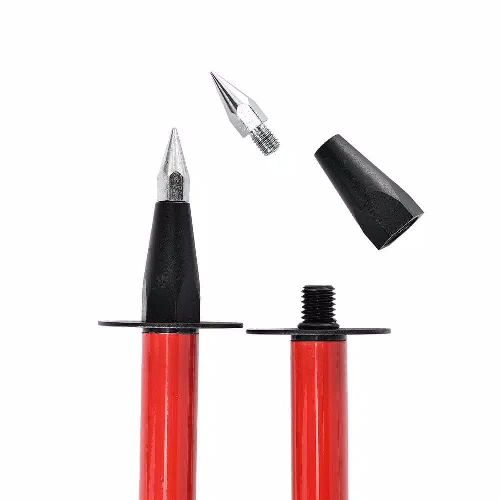 AdirPro Aluminum Prism Pole Bipod, Red - Quick Lever Locking Tripod Accessory