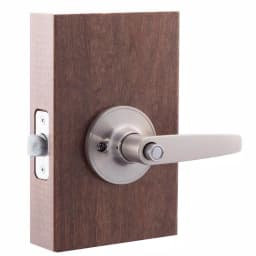 Copper Creek Daley Satin Stainless Steel Privacy Bed and Bath Door Lever, ANSI Grade 3 thumbnail 4